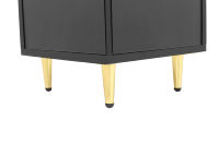 Table de manucure HONGZI au design moderne avec tiroirs, mobilier de salon en bois pour salons de beauté et salons de séjour