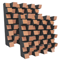 Panneaux Diffuseurs Acoustiques 3D en Mousse Carrée pour Studio, Cinéma, Maison et KTV