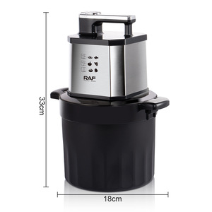 3L Household Stainless Steel Meet Grinder Machine Yam Pounder Food Processor Electric Food Chopper Removable and Rinsed - Product Image 6