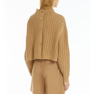 Logo personnalisé Designer Fleur À La Main Gros Tricot Cardigan Pull Femmes Tricots Tricoté À La Main Femmes Chandails Cardigans - Product Image 2