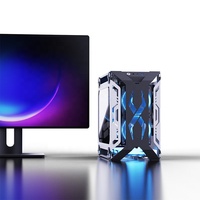 2024 boîtier d'ordinateur populaire atx/matx/itx support en verre trempé 240 refroidisseur d'eau nouveau design jeu Usb 3.0 tours