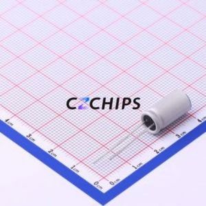 Condensador Sólido SPE1EM681F16OL, Componente de Orificio Pasante (THT), D8xL16mm 680uF 20% 25V 3.5mm - Product Image 2