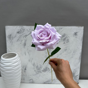 AF10002 <span class=keywords><strong>vendita</strong></span> calda fiore artificiale singolo di seta rosa fiore per la decorazione di nozze Rosas Artificiales - Product Image 5