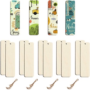 <span class=keywords><strong>Segnalibri</strong></span> rettangolari in legno stampati personalizzati con nappe Idea regalo <span class=keywords><strong>fai</strong></span> <span class=keywords><strong>da</strong></span> <span class=keywords><strong>te</strong></span> - Product Image 1