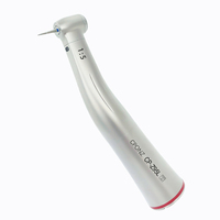 Contre-angle dentaire CP-Z95L à vitesse augmentée 1:5, anneau rouge, fibre optique LED, type basse vitesse, en acier pour la dentisterie