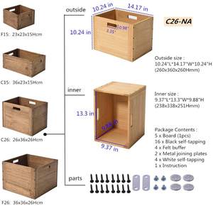 Wholesale Cheap Customized Size logo Handmade New Polished Wooden Storage Crate <b>Boxes</b> <b>for</b> <b>Sale</b> - Product Image 3