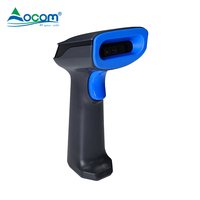 OCBS-2088 OCOM Global Lecteur de codes-barres sans fil portable USB RS232 1D 2D avec fonction de lecture par exposition, Stock disponible