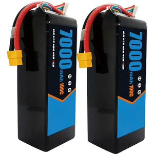 <span class=keywords><strong>Batterie</strong></span> Lipo <span class=keywords><strong>6S</strong></span> 22.2V 100C 7000mAh avec prise XT60 pour Buggy, Truggy, Voiture Tout-Terrain, Bateau, Camion, Avion, UAV de Course 1/8 902025 102040 - Product Image 6