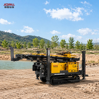 Foreuse pneumatique DTH sur chenilles hydraulique pour la construction de puits d'eau et de forages profonds