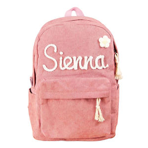 Pankai Factory personalizado bordado a mano <span class=keywords><strong>nombre</strong></span> niño <span class=keywords><strong>mochila</strong></span> bolsa de libros para niños <span class=keywords><strong>con</strong></span> <span class=keywords><strong>nombre</strong></span> - Product Image 1