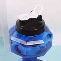 Fitness haltère forme professionnel 2.2L bouteille d'eau grande capacité conception étanche 2200Ml Gym cruche conteneur sport cadeau