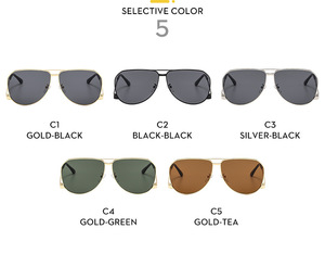 Gafas de Sol de <span class=keywords><strong>Ciclismo</strong></span> con Logotipo Personalizado de Fábrica China, Montura Metálica Azul, <span class=keywords><strong>Lentes</strong></span> de Lujo con Protección UV400, Gafas de Sol Retro <span class=keywords><strong>para</strong></span> Conducir de Noche <span class=keywords><strong>para</strong></span> Hombre - Product Image 5