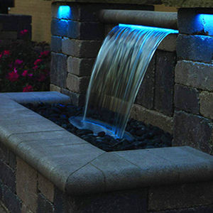 Lámpara de Pared LED con Efecto Cascada, Control Remoto Inteligente RGB para Interiores y Exteriores, Fuente, Entrada, Piscina, Luces Decorativas para Agua - Product Image 3