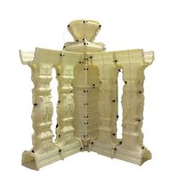 Barrière décorative de balcon en plastique ABS de haute précision de la marque Reazone, pas chère, pour balustres, balustrades, mains courantes, décoration extérieure