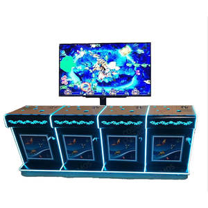 Prix usine debout 4 joueurs 55 pouces écran divertissement poisson jeu Table arcade pêche jeux Machine - Product Image 1