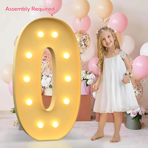 Números LED para Marquesina, Iluminación Blanca Cálida, Números LED para Decoración de Fiestas de Cumpleaños, Venta al Por Mayor - Product Image 2