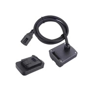 Adaptateur de câble de conversion portable de 1,3 m pour outils électriques sans fil à batterie au lithium, y compris perceuses, meuleuses d'angle, taille-haies