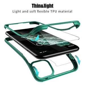 Funda de teléfono de vidrio templado de doble cara para <span class=keywords><strong>iPhone</strong></span>, carcasa frontal + trasera Premium 9H para <span class=keywords><strong>iPhone</strong></span> 13 12 11 Pro Max X XS XR 7 8 <span class=keywords><strong>SE</strong></span> - Product Image 2