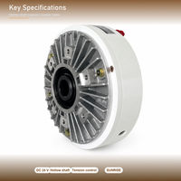 Frein à poudre magnétique PBO DC 24V à arbre creux pour machine d'impression et d'emballage, contrôle de tension, conception refroidie par air