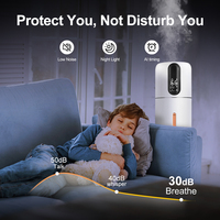 Humidificateur à ultrasons à brume froide 9L Appareil à eau silencieuse à remplissage par le haut Humidificateurs intelligents pour chambre électrique Diffuseur d'huile