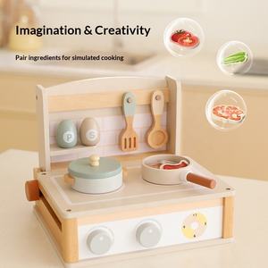 <span class=keywords><strong>Cuisine</strong></span> miniature en bois MDF pour enfants, jeu de maisonnette de <span class=keywords><strong>cuisine</strong></span> pour filles de 4 à 6 ans, éducation préscolaire précoce, coordination, mini-<span class=keywords><strong>cuisine</strong></span> - Product Image 3