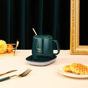 बिजली बुद्धिमान स्मार्ट कॉफी स्वयं हीटिंग कप तापमान नियंत्रण मग हीटर गरम सेट