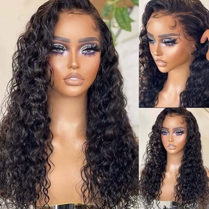 เปรูSwissมนุษย์<span class=keywords><strong>ผม</strong></span>Cutical Alinged Strandsด้านหน้าหยิก<span class=keywords><strong>บาง</strong></span>12A Virgin 5X5 Deep Wave Hdลูกไม้ปิดและชุด - Product Image 6