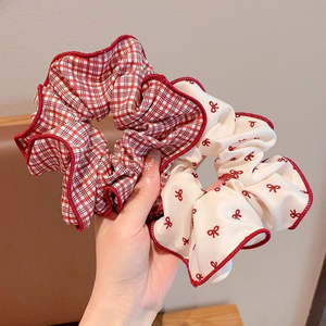 Nouveau 2026 Bandeau pour femme grande taille en caoutchouc rouge, design simple et original, style élégant, luxe léger, bijoux de mode, vente en gros - Product Image 3
