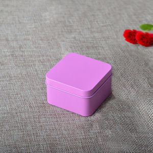 Hộp Kẹo Kim Loại Hình Vuông 6.4*6.5*4Cm Quà Tặng Sô Cô La Ưa Thích Cho Đám Cưới Hộp Thiếc - Product Image 3