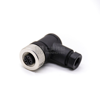 Conector M12 de 5 Pines, Cable de Sensor, Cableado en Campo, Disponible en 2, 3, 4, 5, 6, 8, 12 y 17 Pines
