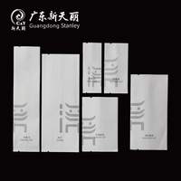 Kemasan Sachet Pouch Segel 3 Sisi Ramah Lingkungan OEM, Set Perlengkapan Hotel Sekali Pakai, Kantong Kertas