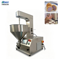 Déposeur automatique de cupcakes avec dispositif d'agitation, machine à remplir la crème pour la fabrication de biscuits, croissants et pâtisseries, usage commercial