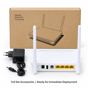 Terminal de réseau optique XPON ONU SUR5106M 1GE+3FE+1TEL+1USB WiFi 2.4G GPON EPON ONU ONT avec 2 antennes 5dBi pour FTTH - Product Image 1