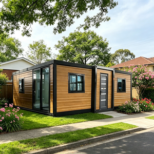 Maison préfabriquée extensible en acier galvanisé de haute qualité, personnalisable, avec toilettes, salle de bain et cuisine - Product Image 1