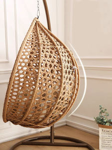 Chaise suspendue en rotin <span class=keywords><strong>pour</strong></span> <span class=keywords><strong>adulte</strong></span>, panier à bascule, intérieur et extérieur, <span class=keywords><strong>nid</strong></span> <span class=keywords><strong>d</strong></span>'<span class=keywords><strong>oiseau</strong></span>, vente en gros, 2021 - Product Image 5