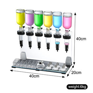 Máquina dispensadora de perfumes para llenado, prueba y degustación con soporte para botellas, manual, de mostrador, de acero inoxidable - Product Image 4