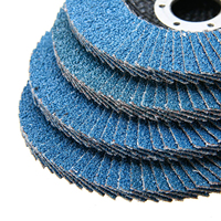Disque de roue à lamelles en oxyde de zircone 125mm personnalisé diamant 40 disques à lamelles de grain meule pour le polissage des métaux en acier inoxydable