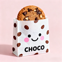 Vente en gros de sacs à pain en papier kraft brun personnalisés sac d'emballage alimentaire sulfurisé pour biscuits avec design personnalisé