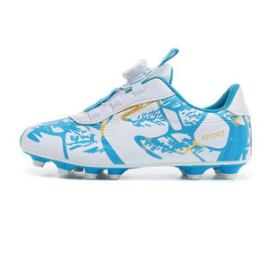 Chaussures <span class=keywords><strong>de</strong></span> football pour enfants à tige synthétique, pour élèves du primaire, avec boucle rotative, crampons TF, faciles à enfiler pour l'entraînement - Product Image 6