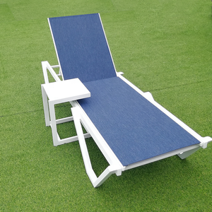 Moderno Patio Jardín Chaise Lounge Silla Muebles <span class=keywords><strong>Playa</strong></span> al aire libre Aluminio Tumbonas para exterior - Product Image 2