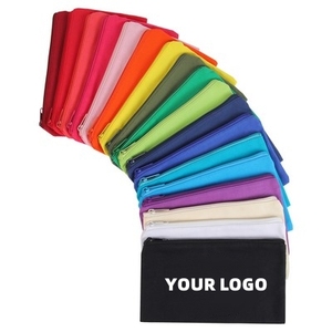 Bolsa de Lona Portátil Ecológica, Resistente al Agua, de Gran Capacidad, con Cierre y Diseño de Letras, para Cosméticos y Lápices, al por Mayor - Product Image 1