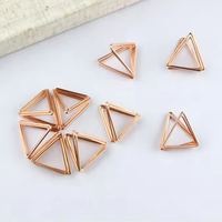Vente de gros Trombones en métal or rose en forme de triangle équilatéral