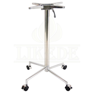 Di chuyển Stackable nhôm có thể tháo rời gấp bảng cơ sở với Caster bánh xe - Product Image 1