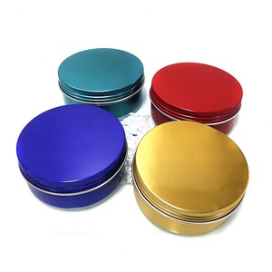 Factory Custom Aluminium Jar <b>Container</b> Empty Metal Can Packaging <b>Small</b> Round Box Candle Tin for Candle - Product Image 2
