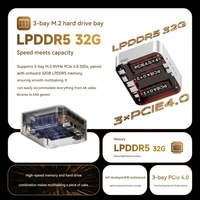 Mini PC MACO AMD Ryzen AI 9 HX470, 12C/24T, 5.2GHz, DDR5 5600MHz, PCIe 4.0, SSD, LAN 10GbE, Pantalla Triple 4K, Computadora de Escritorio Empresarial, Nuevo