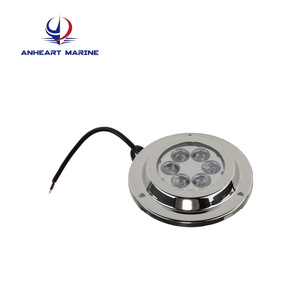 Lumière sous-marine à LED, 6 LED bleues en acier inoxydable pour bateaux, lumières de pêche - Product Image 4