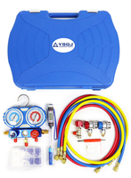 Jeu de jauges de collecteur ca 3 voies Outil de charge de diagnostic Hvac Auto Household R134a R404a R410a Réfrigérant