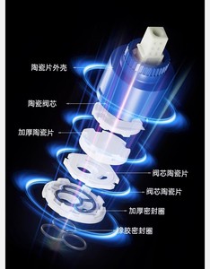 Hiện Đại Duy nhất-xử lý bồn rửa Vòi nước lạnh và nóng lưu vực Vòi cảm ứng cảm biến gốm van lõi nhà sản xuất bán hàng trực tiếp - Product Image 6