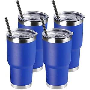 Vaso de 30 oz, acero inoxidable, aislado al vacío con tapa MagSlider, Rojo - Product Image 1