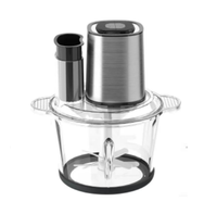 Jewin Hachoir à viande électrique 3L Mixeur portable Mélangeur d'aliments Petit appareil de cuisine